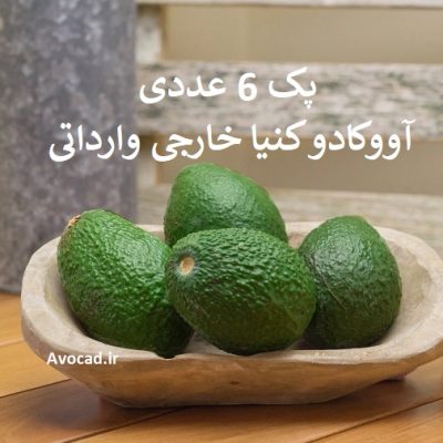آوکادو کنیا خارجی وارداتی درجه 1 با کیفیت پک 6 عددی آووکادو